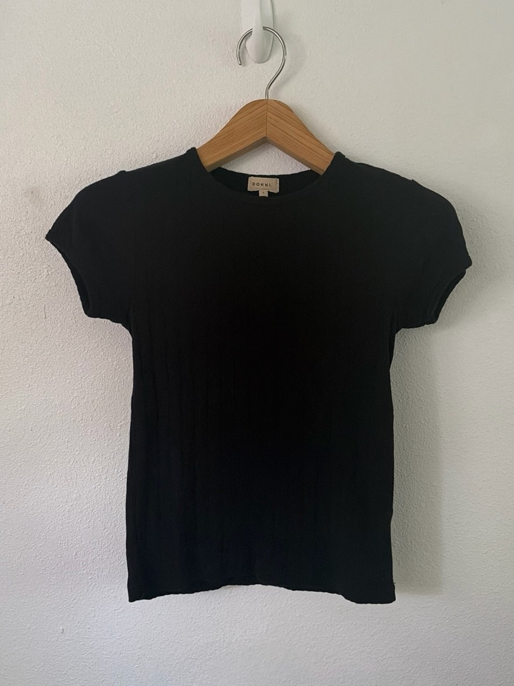 DONNI. | The Pointelle Baby Tee - Picture 2 of 7